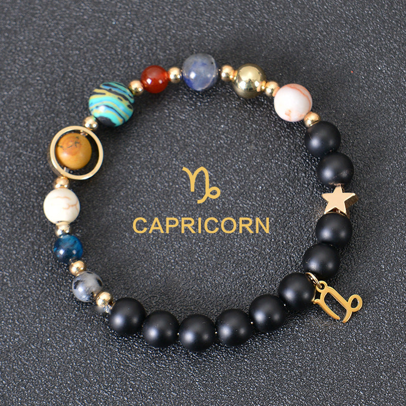 12 constellation bracelets for men and women 12 constellation healing crystal stone bead bracelets birthday constellation gifts constellation fortune spiritual bracelet