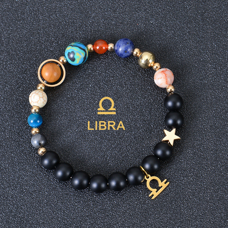 12 constellation bracelets for men and women 12 constellation healing crystal stone bead bracelets birthday constellation gifts constellation fortune spiritual bracelet