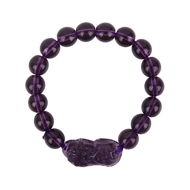 2024 New Crystal Bracelet Natural Amethyst Rectangular Bead Bracelet Healing Crystal Elastic Bracelet Yoga Bracelet Jewelry Women/man Multiple styles